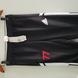 Kids Black & White Adidas Condivo 22 Soccer Pants sz Large embroidered #77
